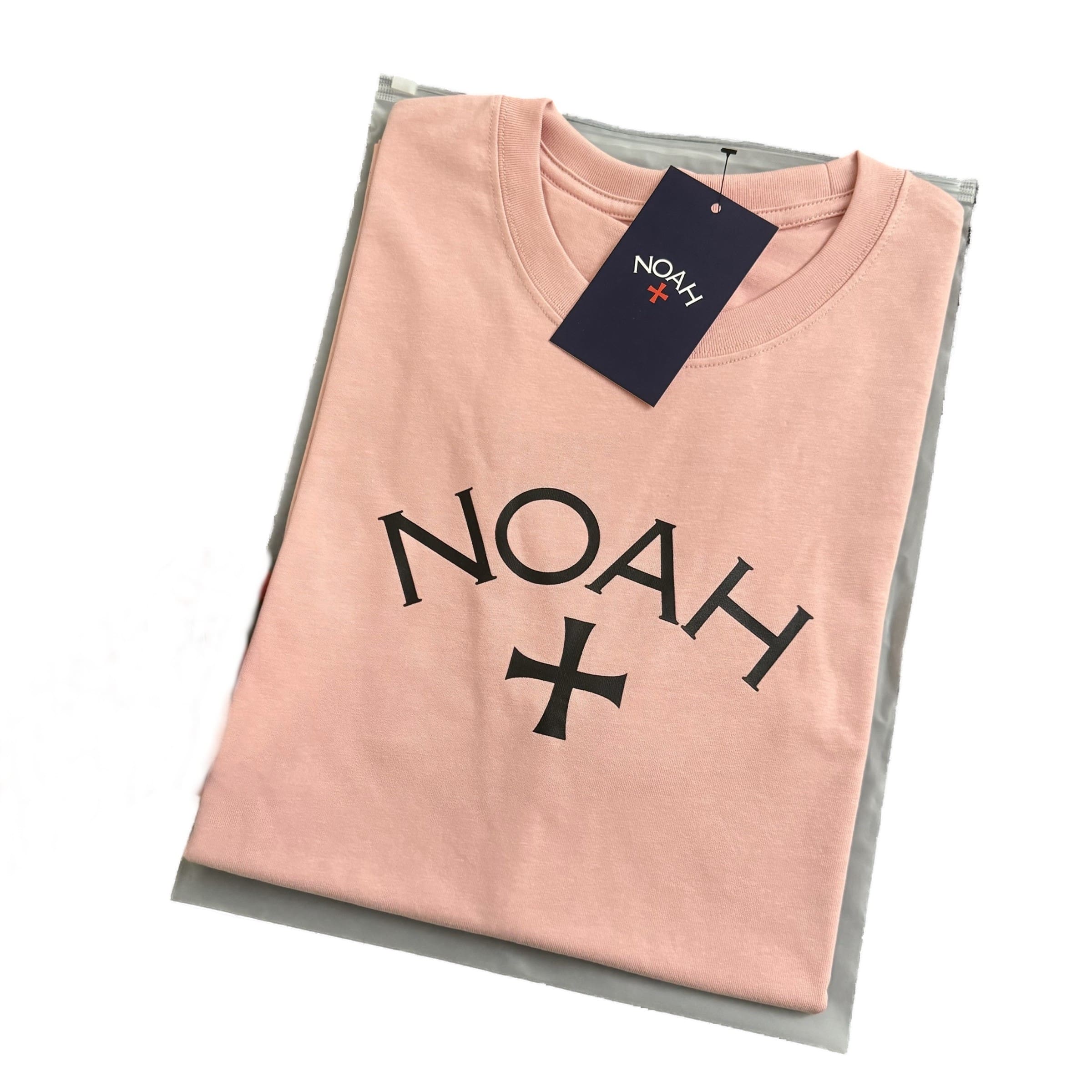 Noah Dirty Pink Black Cross Tee
