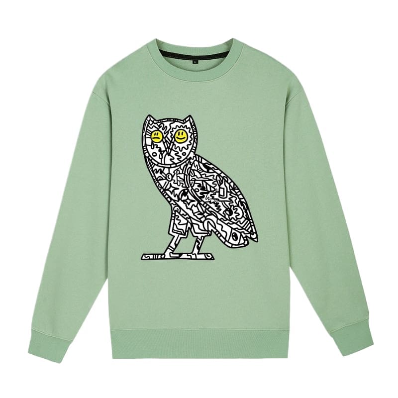 Owl Ovo Sweater With Drake’S Clb Art