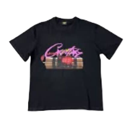 American High Street Corteiz Devil Island Letter Print Loose Casual Couple T-Shirt