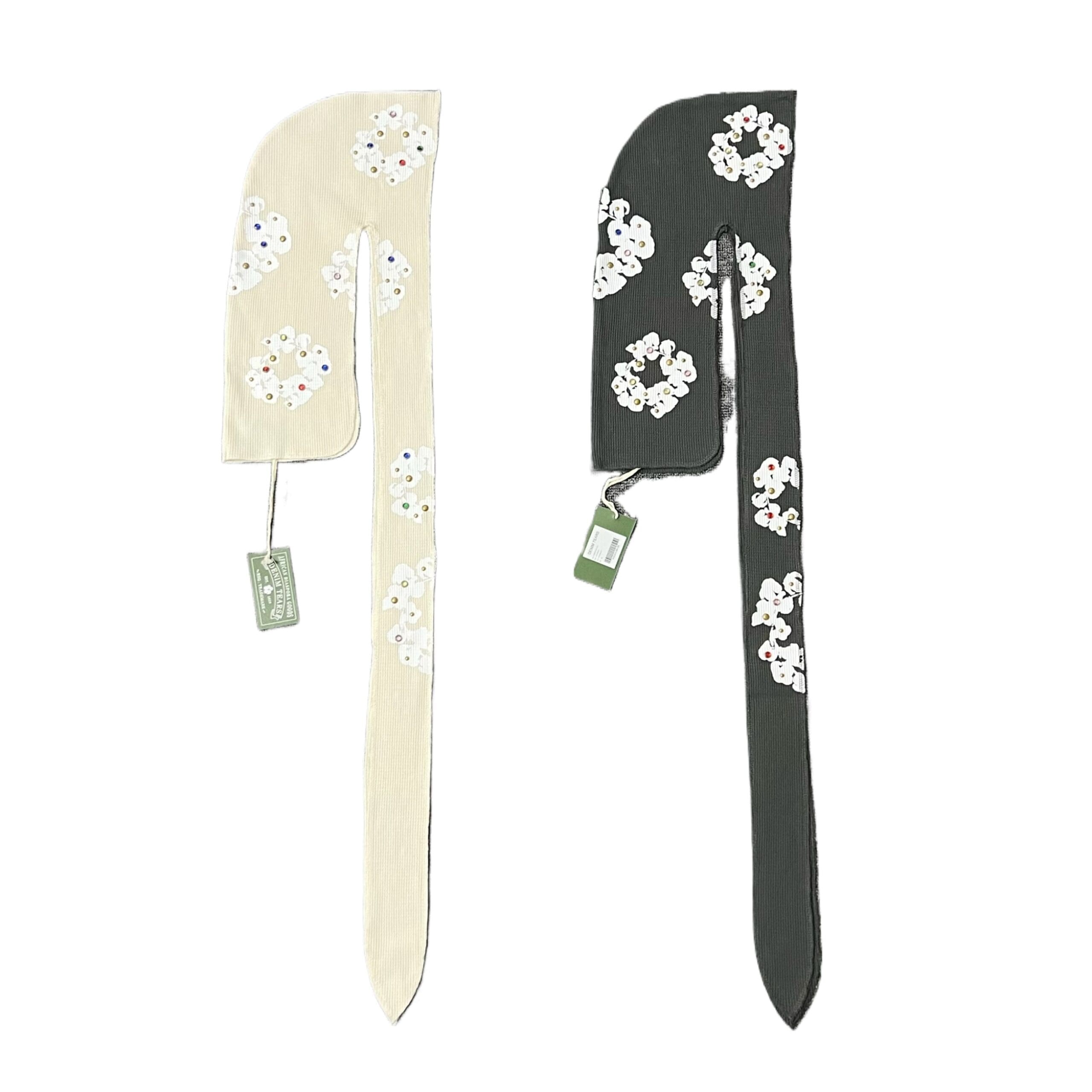 Denim Tears Rhinestone Cotton Wreath Durag