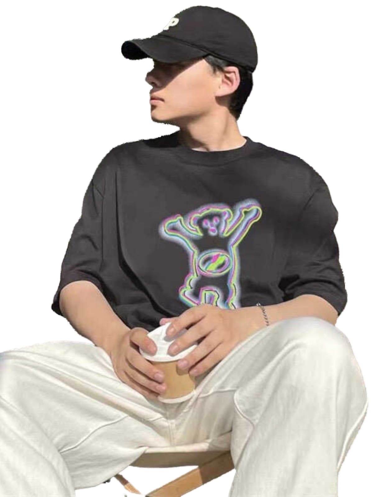 We11Done Colorful Phantom Bear T-Shirt