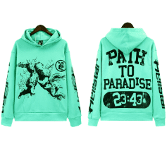 american fashion brand H*lst*r hoodie distressed high street style for men and women