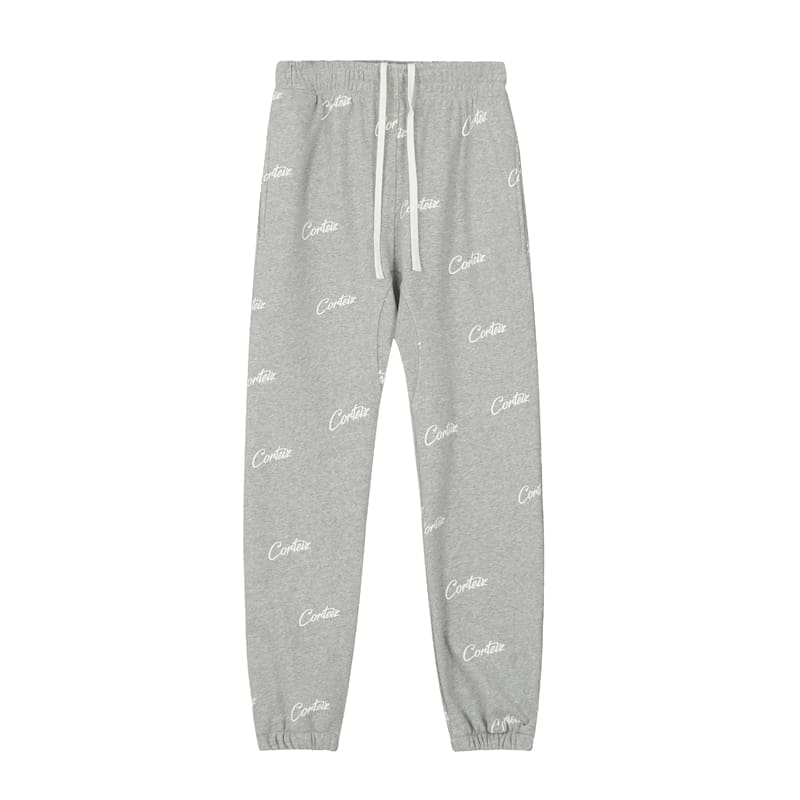 Corteiz Devil Island Letter Print Sweatpants