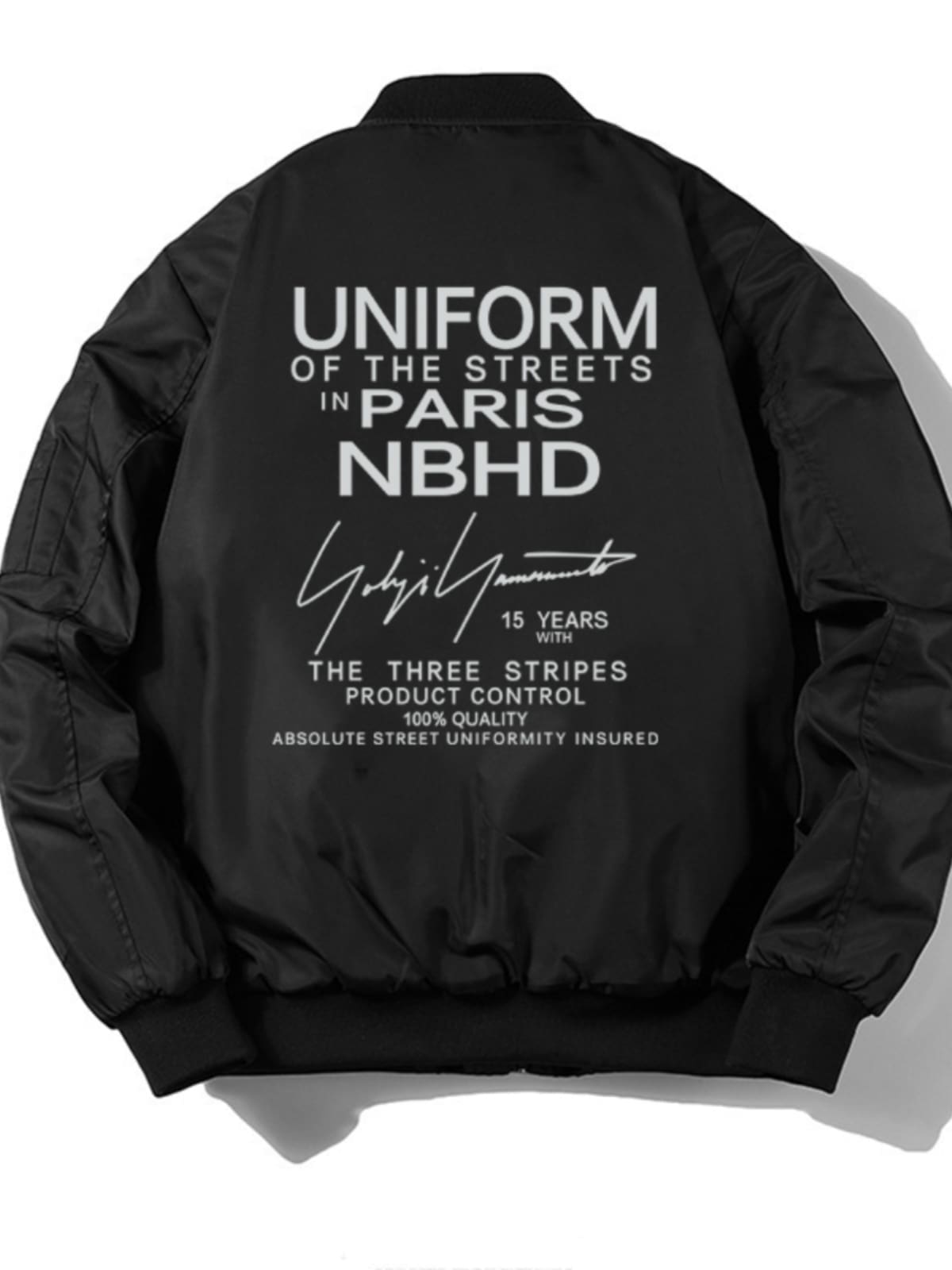 Nbhd X Yohji Yamamoto Heavy Letter Flight Jacket