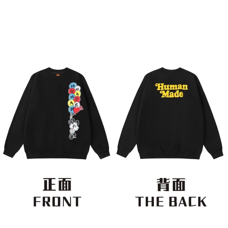 Human Made Love Round Neck Sweater