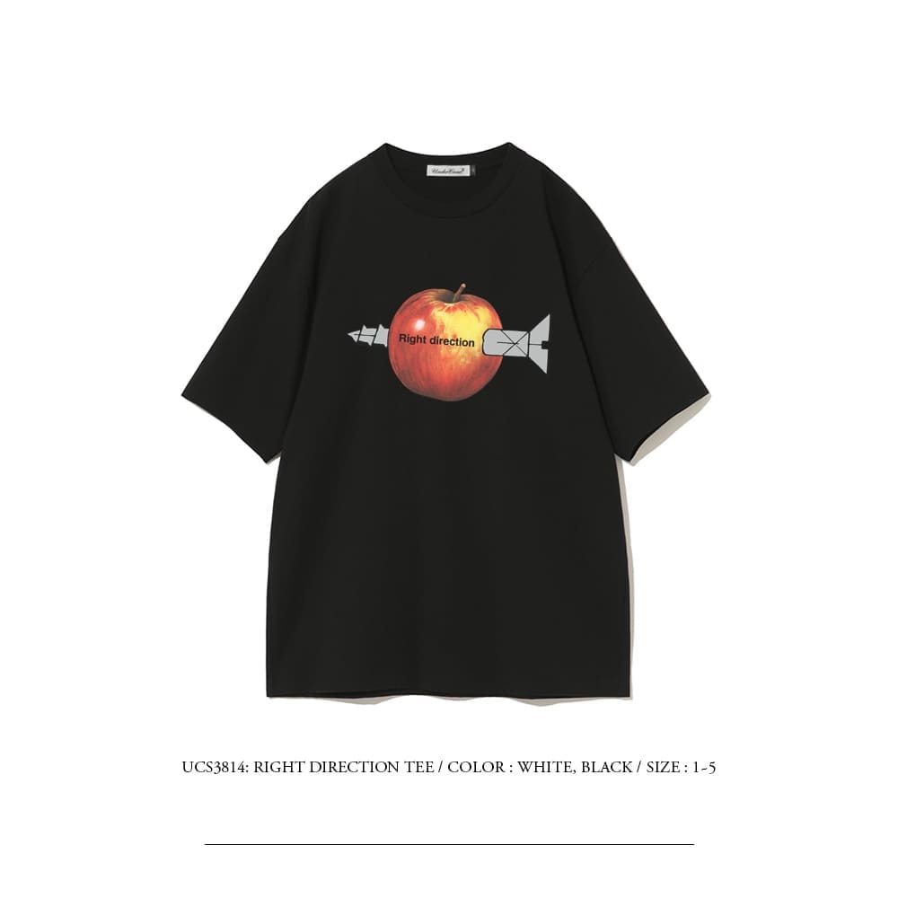 Undercover Apple Screw Trendy Retro T-Shirt for Men and Women