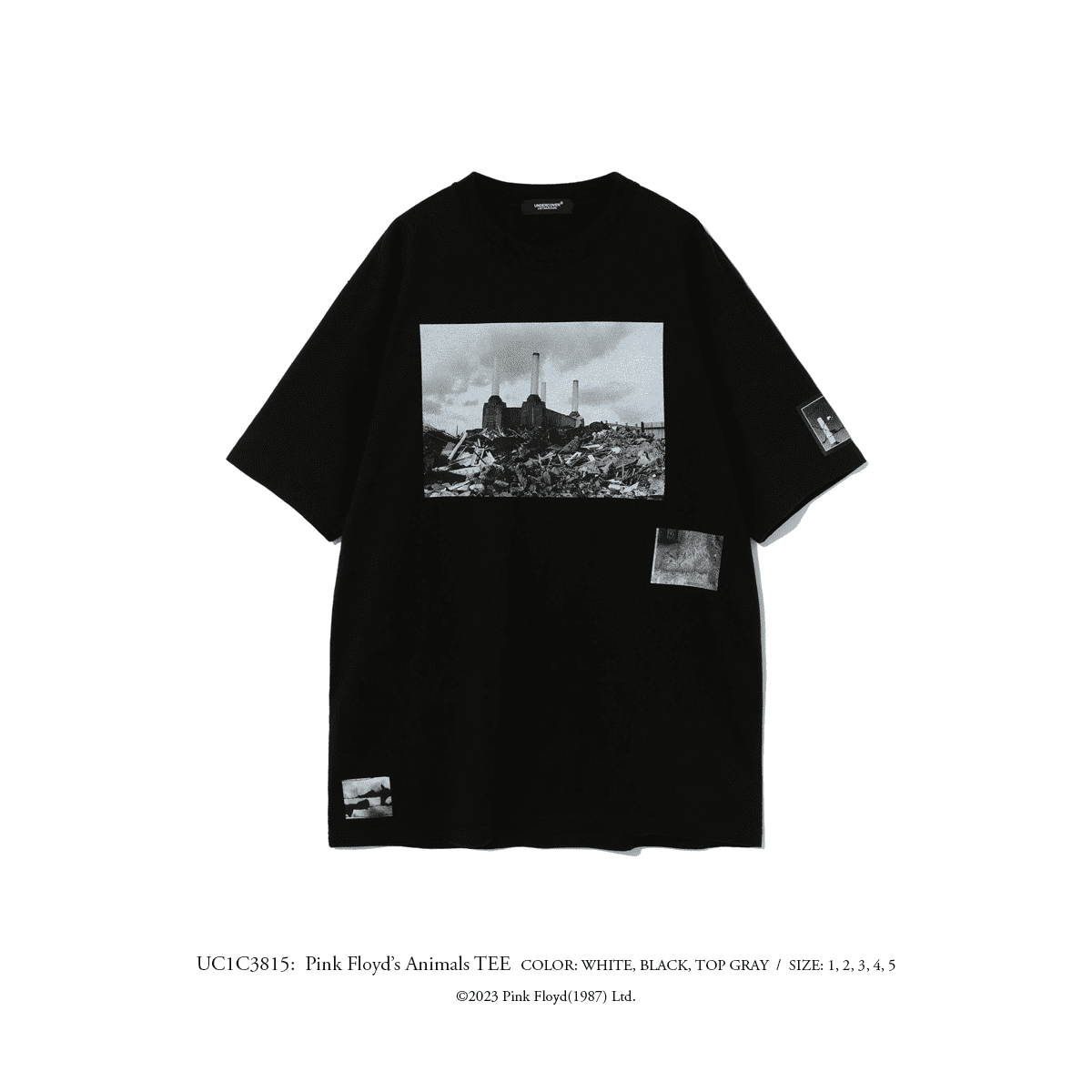 Undercover Pink Floyd Cow Print Vintage Rock Short Sleeve T-Shirt