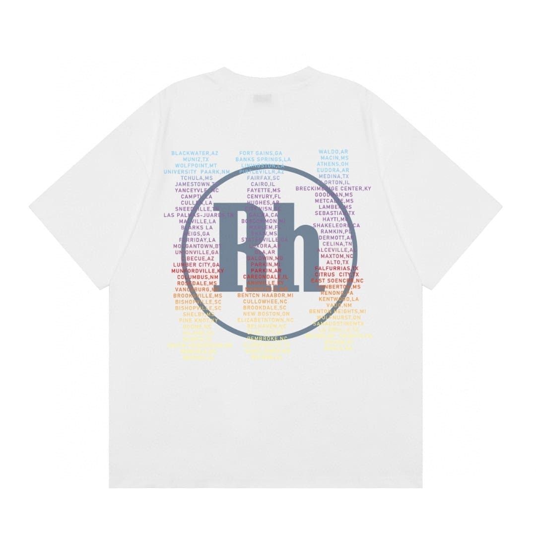 Rhude Racing Printed Short Sleeve T-Shirt