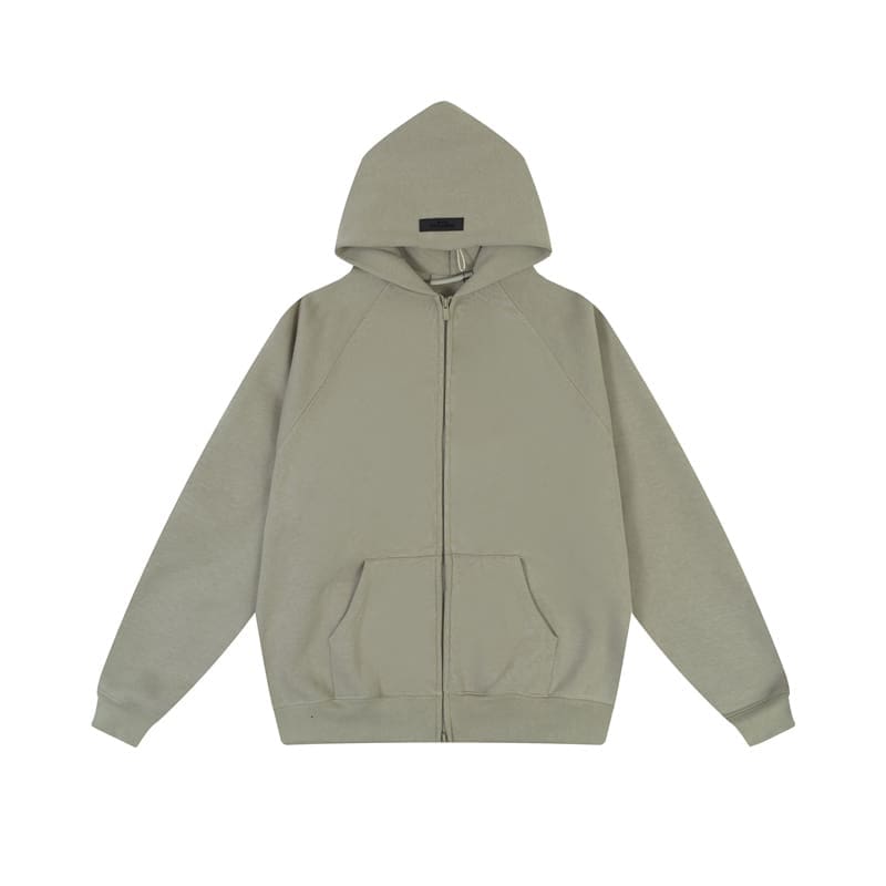 Essentials Amg Fog Double-Line Zipper Hoodie