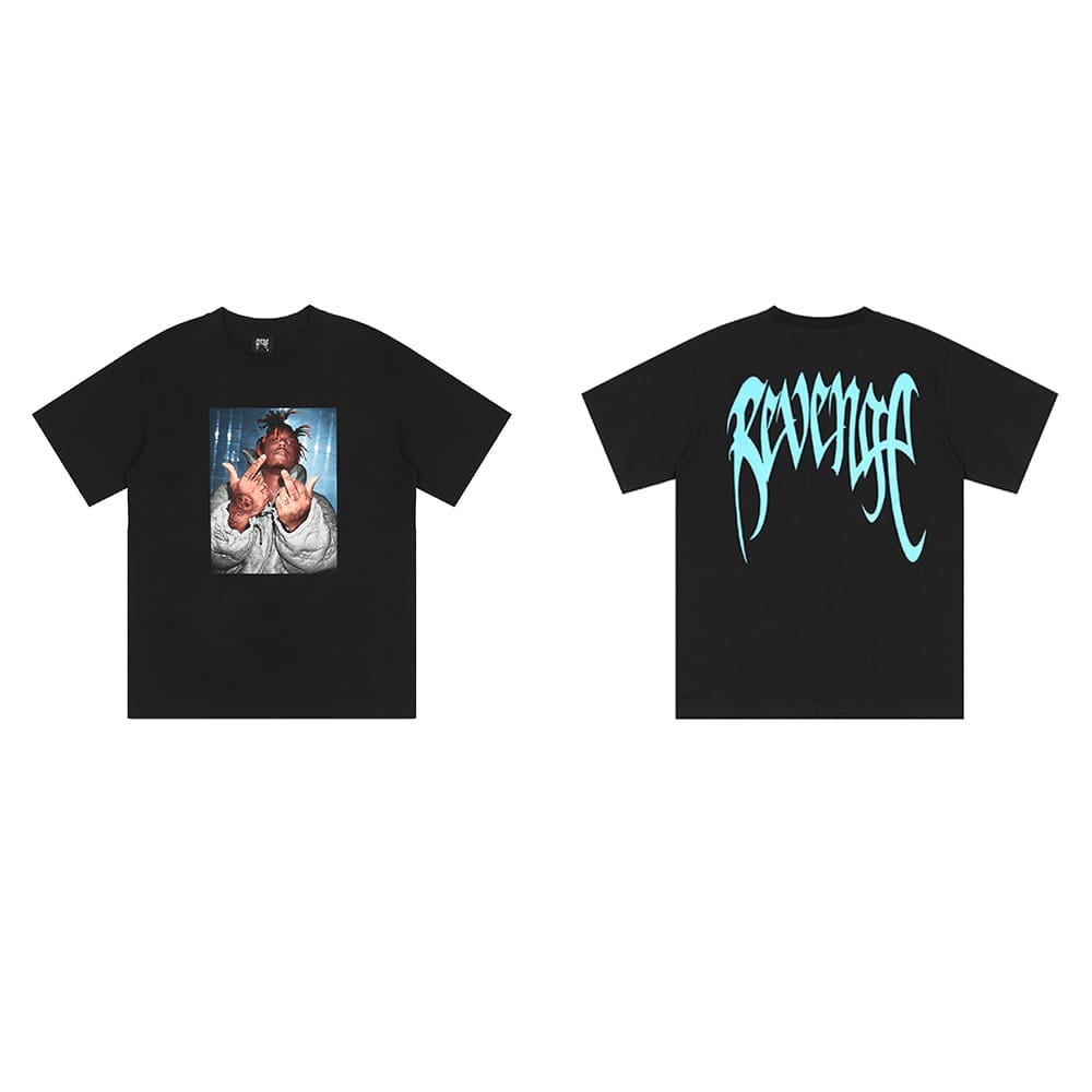 Revenge Character Letter Printed T-Shirt