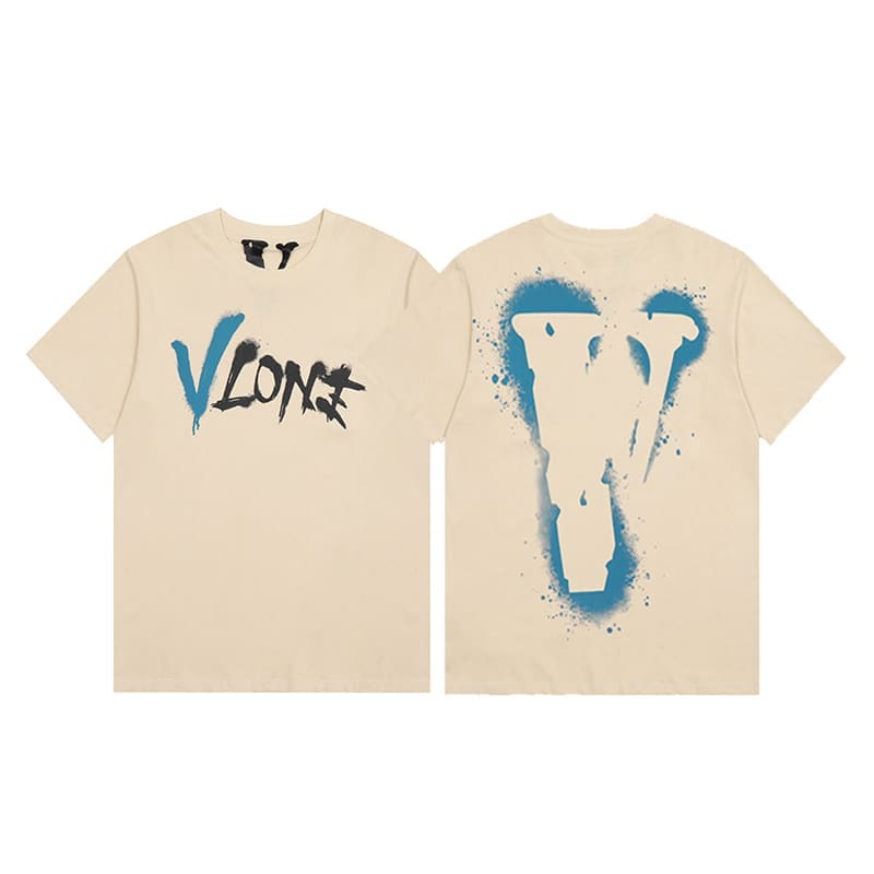 VLONE FOG 999 Juice WRLD Butterfly Print Large V Short Sleeve T-Shirt