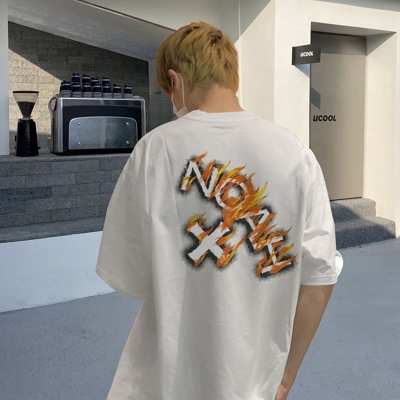 Noah Trach Flame Letter Tee