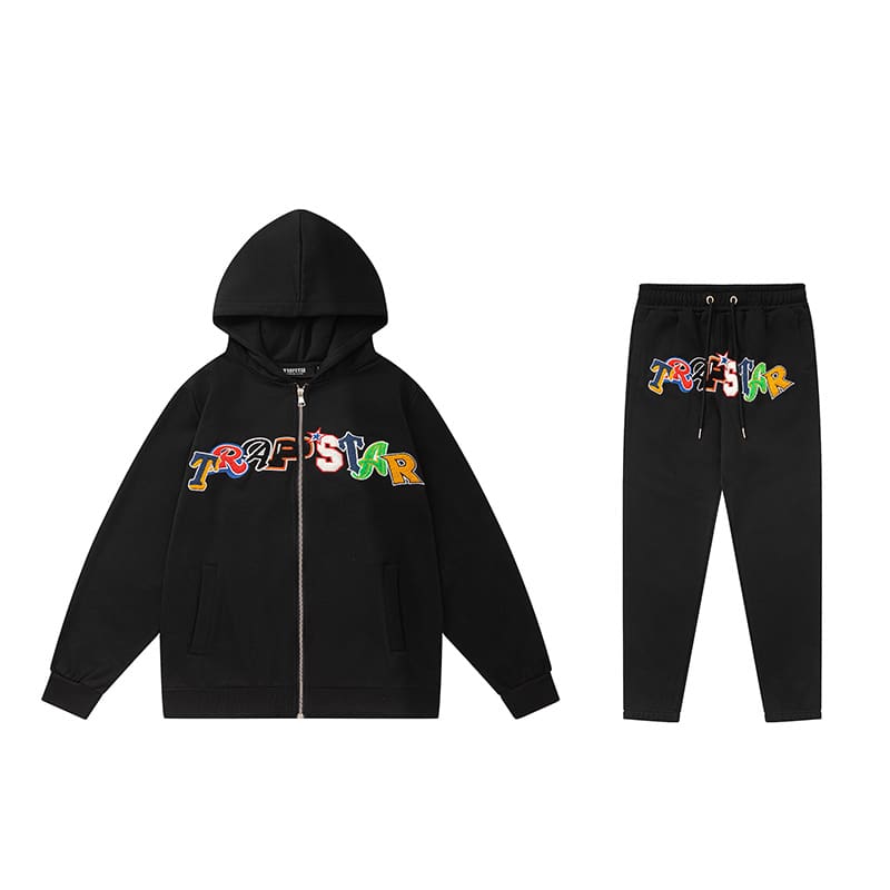 Maychao Trapstar Embroidery Zipper Hooded Jacket