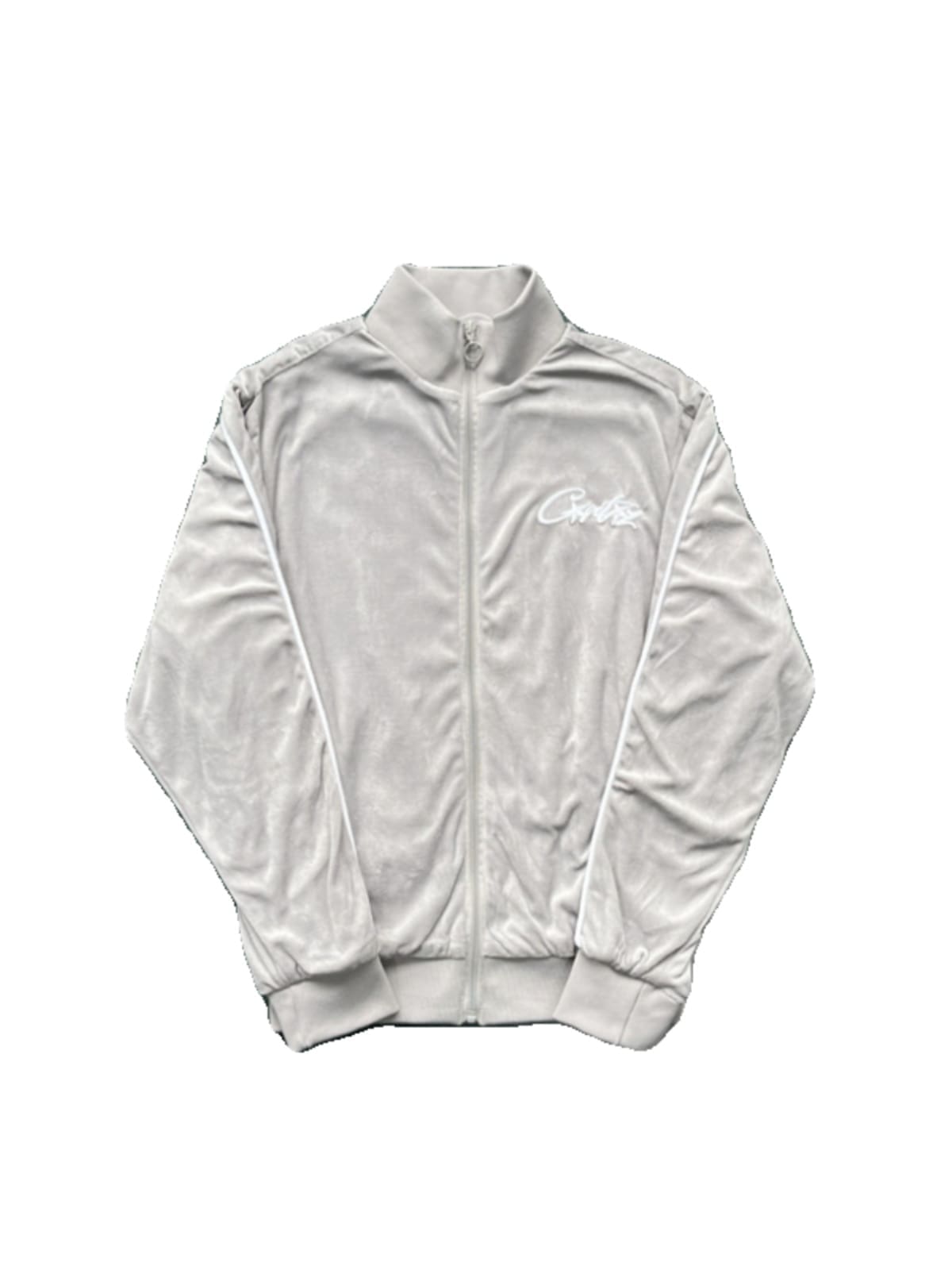 Corteiz Velvet Track Set with Embroidered Letter Zipper