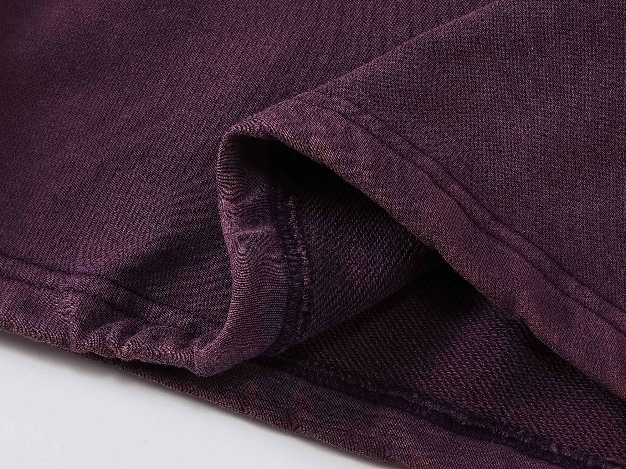 Thug Club Purple Washed Distressed Hoodie