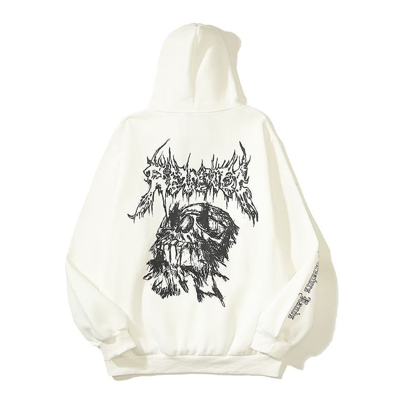 Revenge Dark Style Skull Hoodie