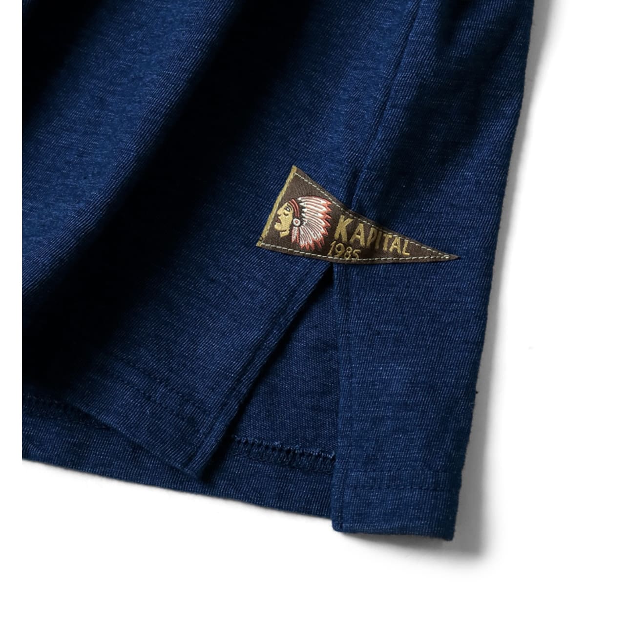 Kapital Indian Flag Cotton T-Shirt