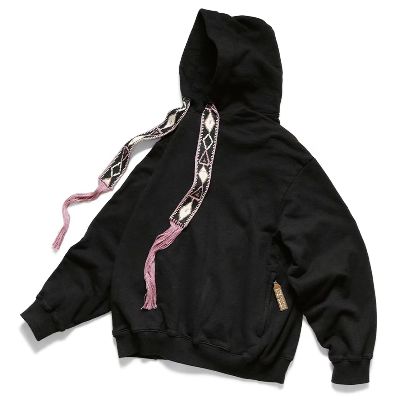 Kapital Hitian Hehong Geometric Tassel Embroidery Hooded