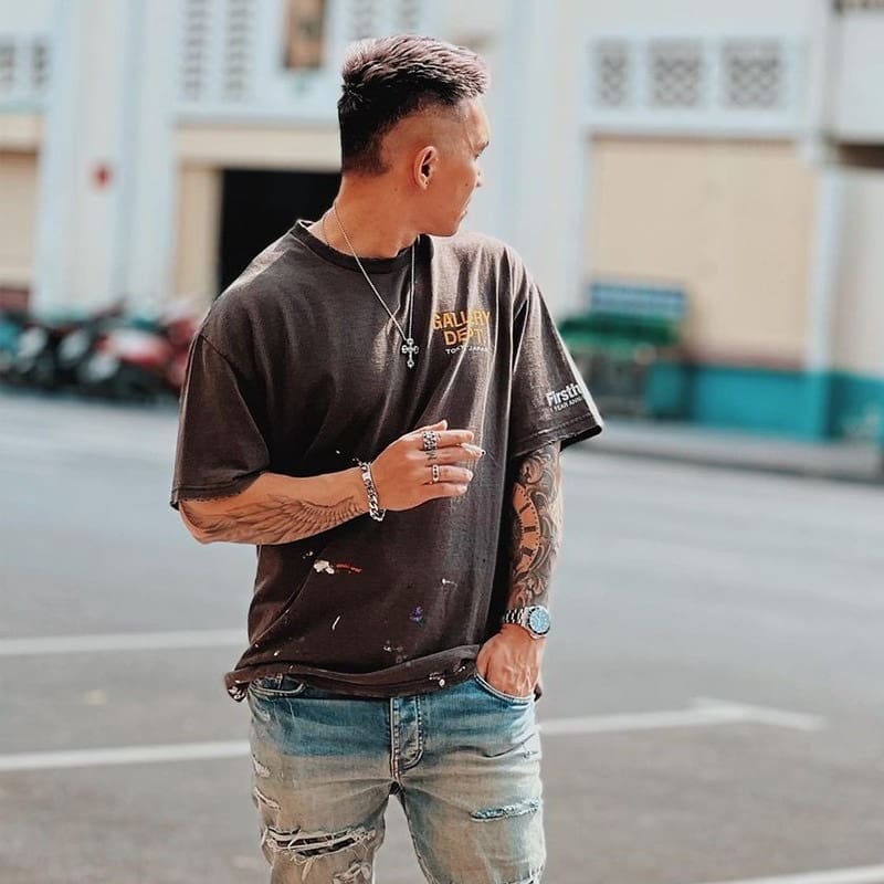 Gallery Dept Splash-Ink T-Shirt