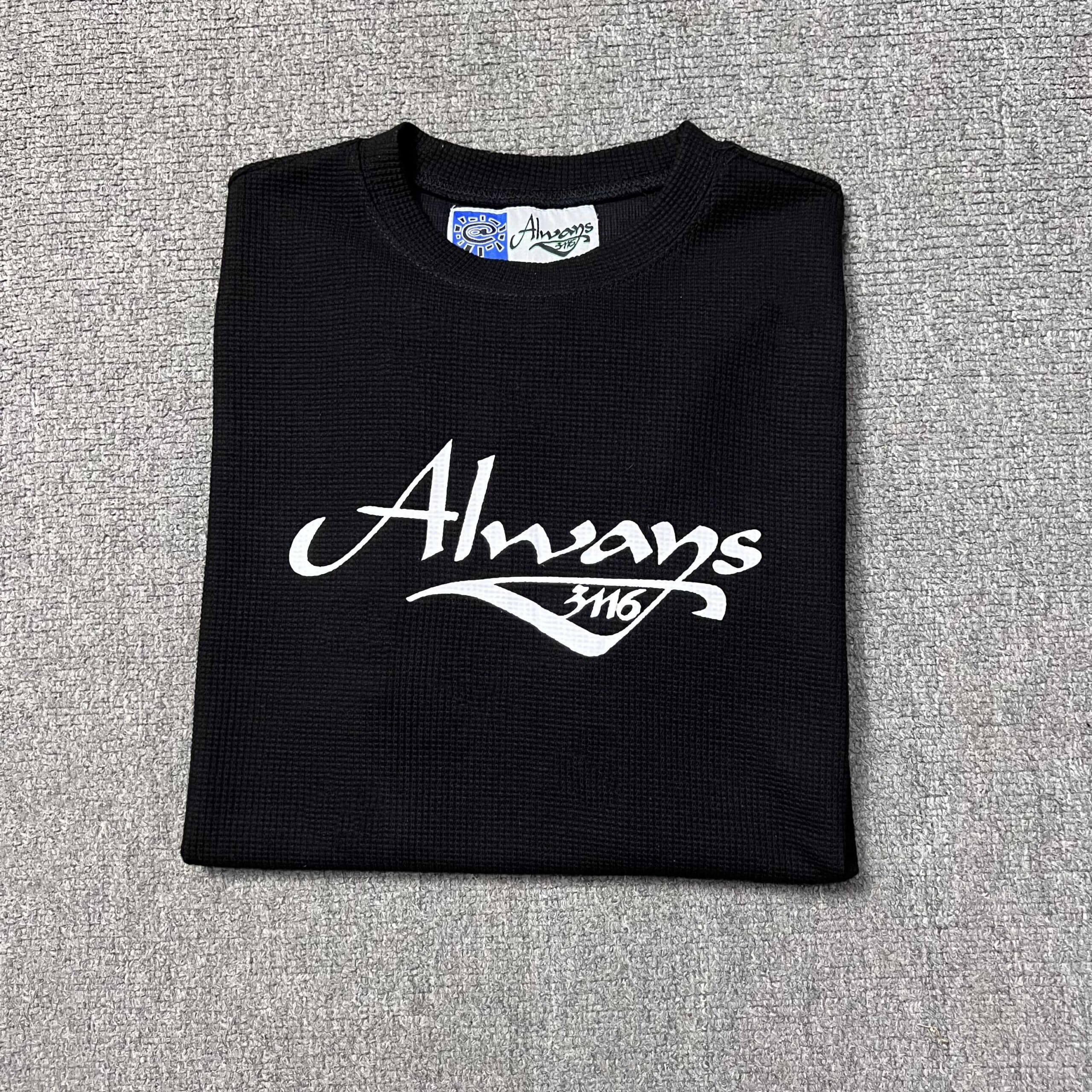 ADWYSD Summer Waffle Letter Print Cotton Casual T-Shirt