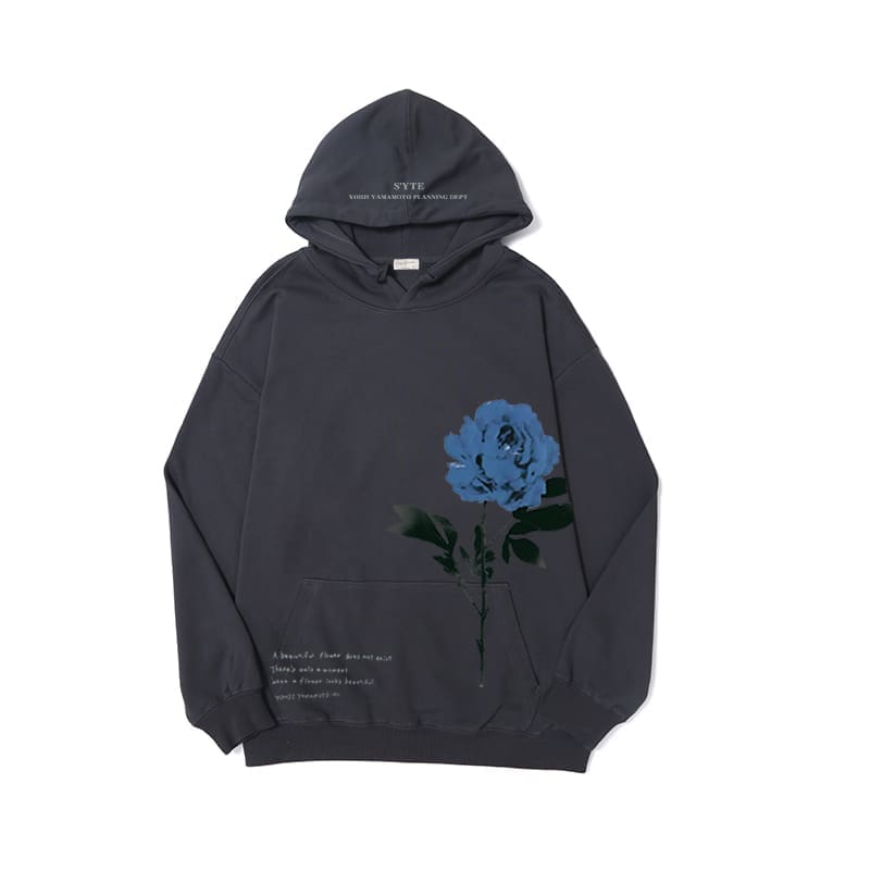 Yohji Yamamoto Rose Flower Sweatshirt