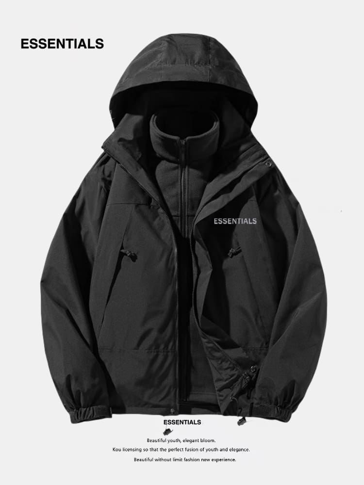 Essentials Outdoor Shell Jacket 3-In-1 Suit