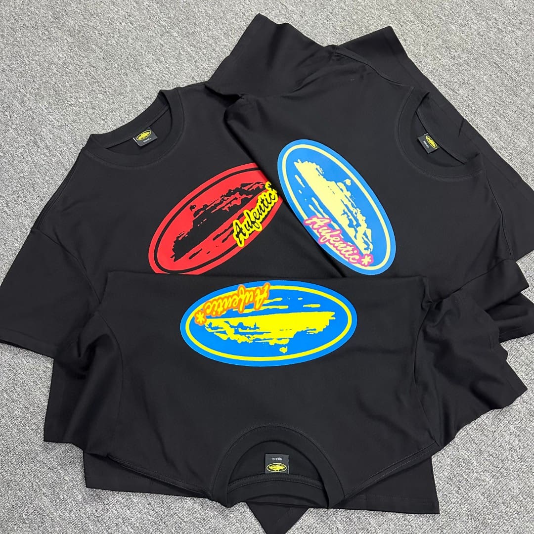 Corteiz Artillery Fun Pattern Letter Print T-Shirt Hip Hop Style