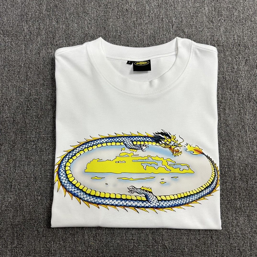 Corteiz Dragon Devil Island Prison Print Drill Culture T-Shirt