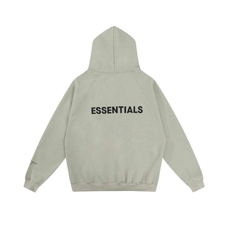 Essentials Fog High Street Zipper Cardigan Fleece Hooded Jacket