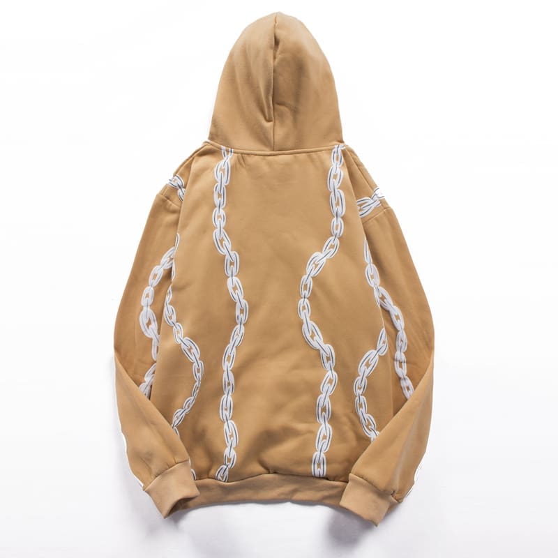 Revenge Chain Puff Print Hoodie