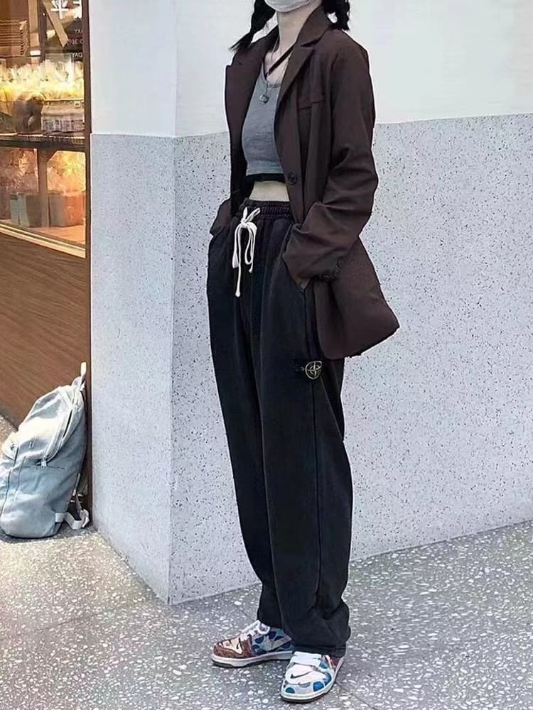 Stone Island Washed Distressed Cotton Pants