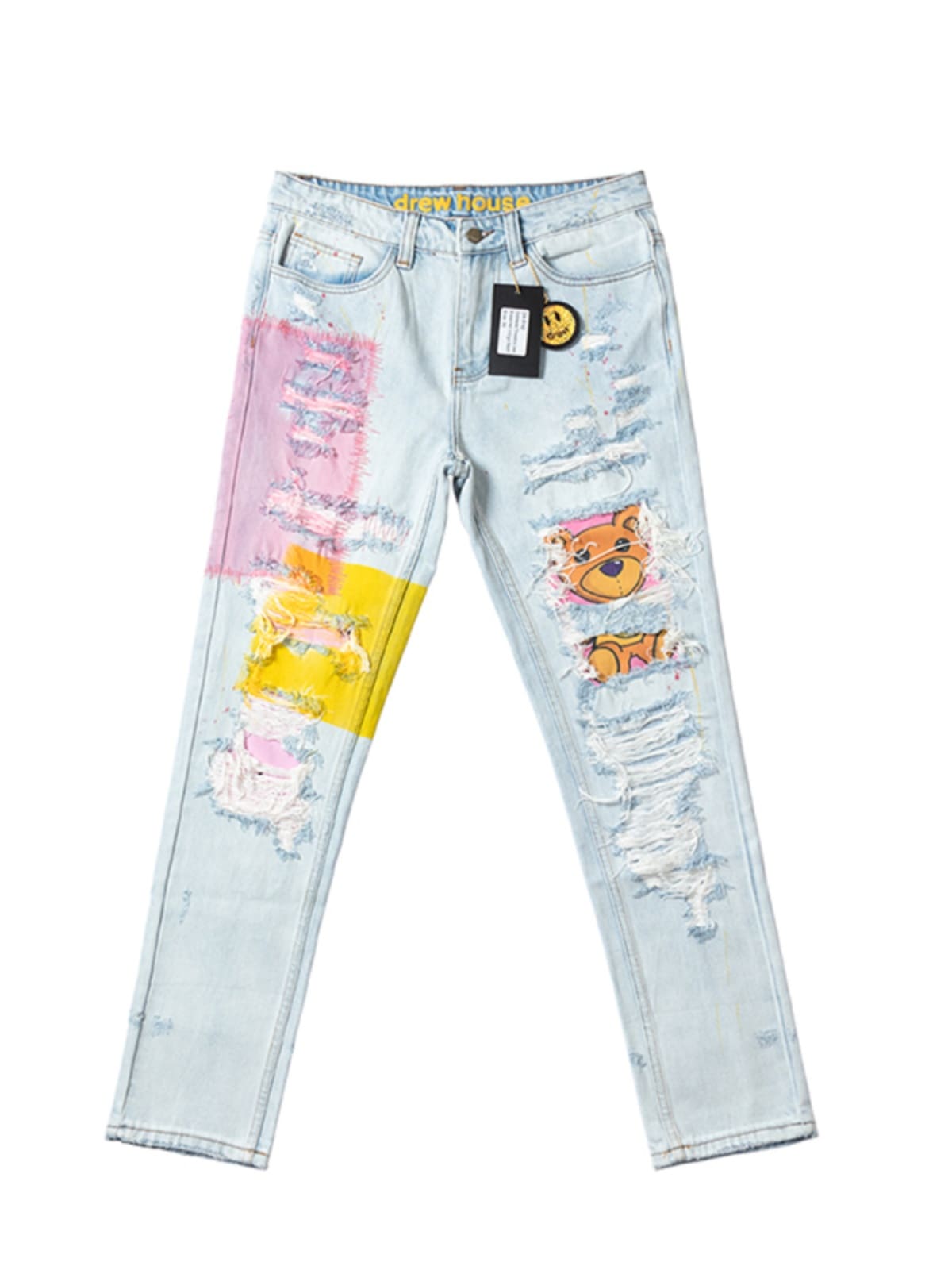 Drewhouse Smiley Cartoon Bear Jeans