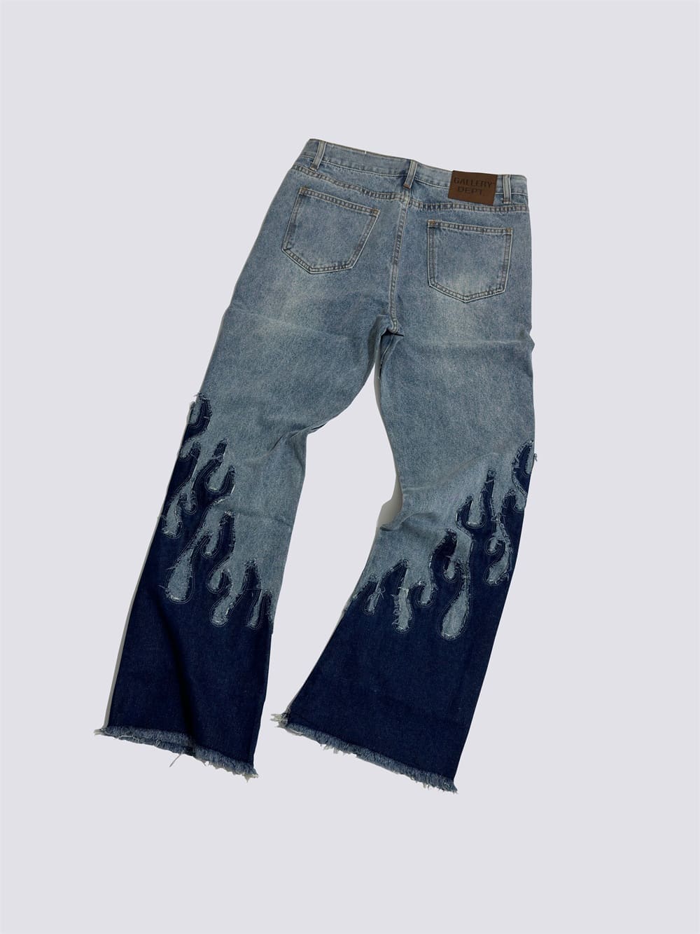 Gallery Dept Stitched Flame Bell-Bottoms