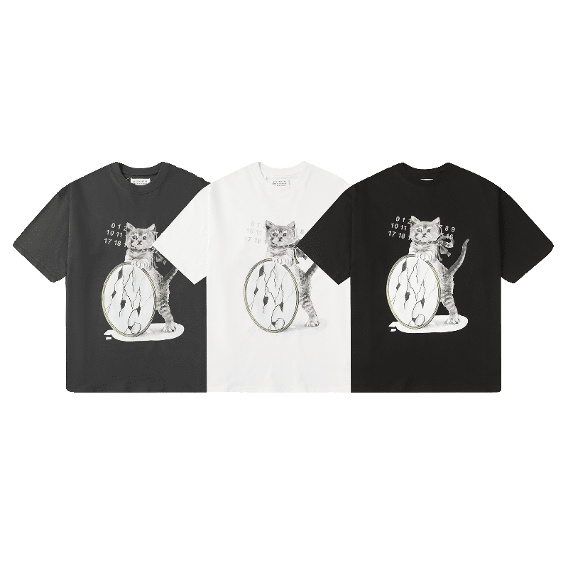 ma*s*n Ma*i*la paris broken mirror cat tee