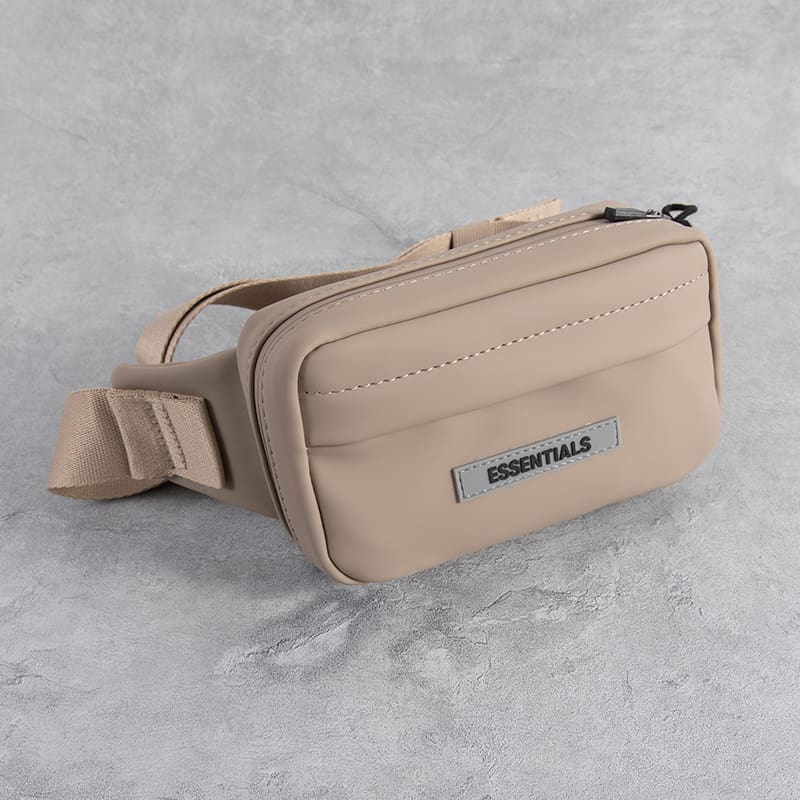 FOG Leather Belt Bag Mobile Phone Chest Bag for Men and Women