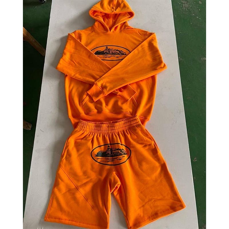 Corteiz Style Hip Hop Print Knitted Shorts