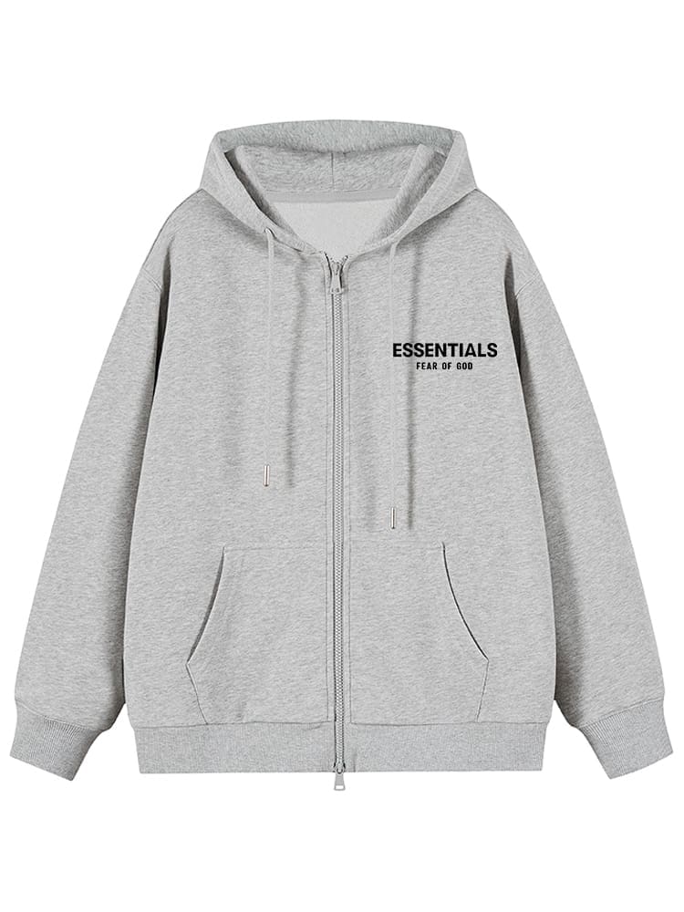 Fog Essentials Hooded Zipper Jacket