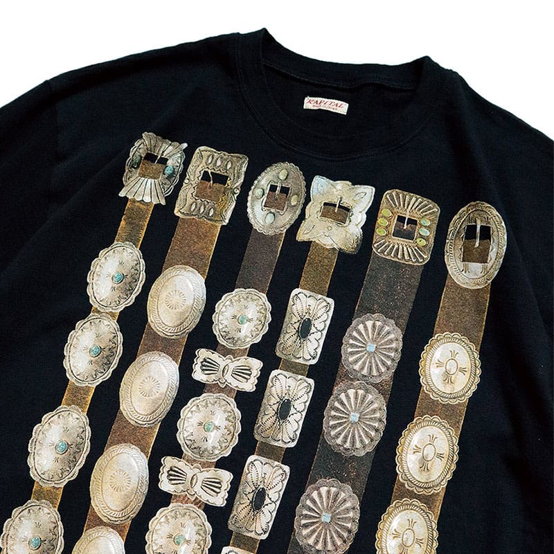 Kapital24Ss Hitian Hehong Metallic Belt Short Sleeve