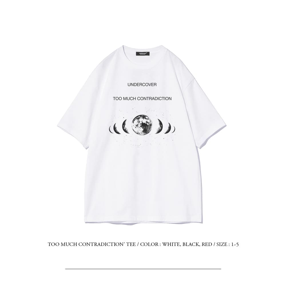Undercover Lunar Eclipse National Fashion Space Print T-Shirt