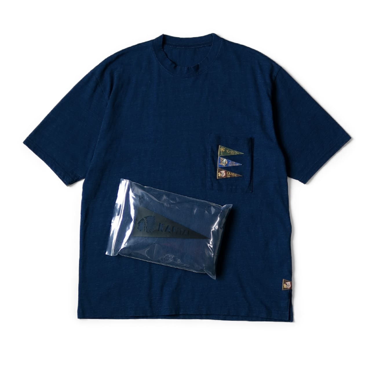 Kapital Indian Flag Cotton T-Shirt