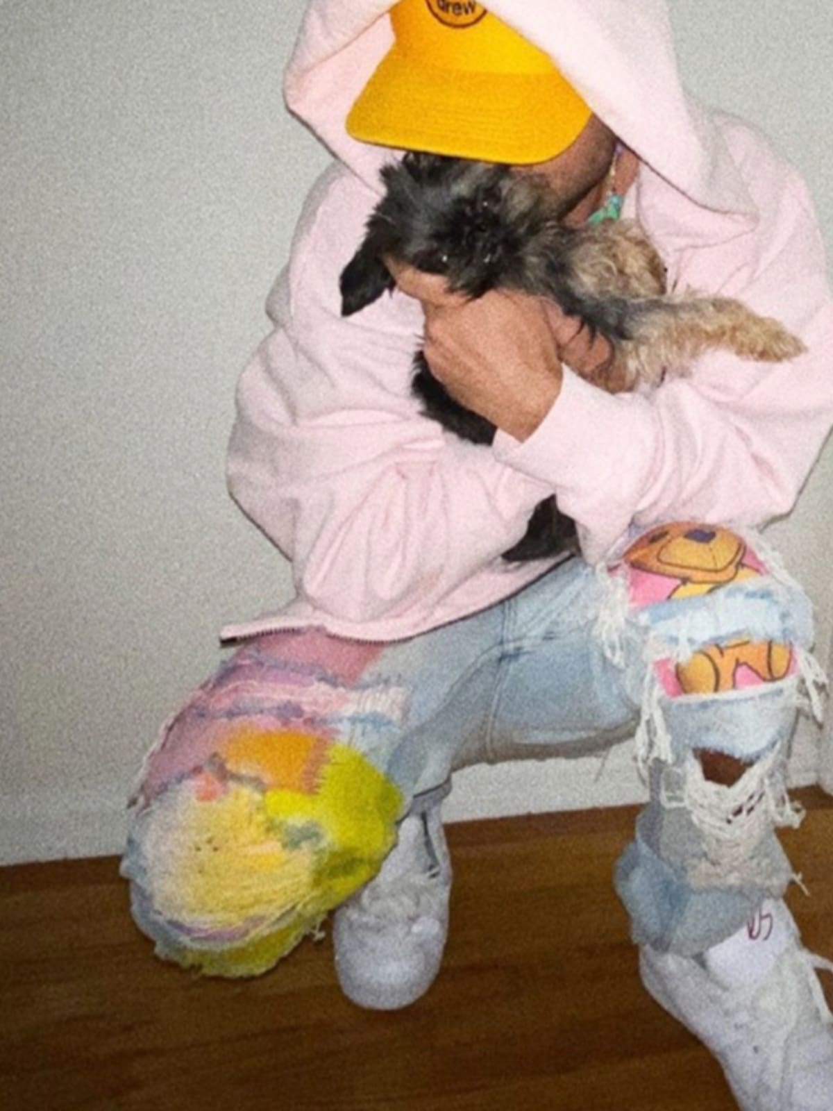 Drewhouse Smiley Cartoon Bear Jeans