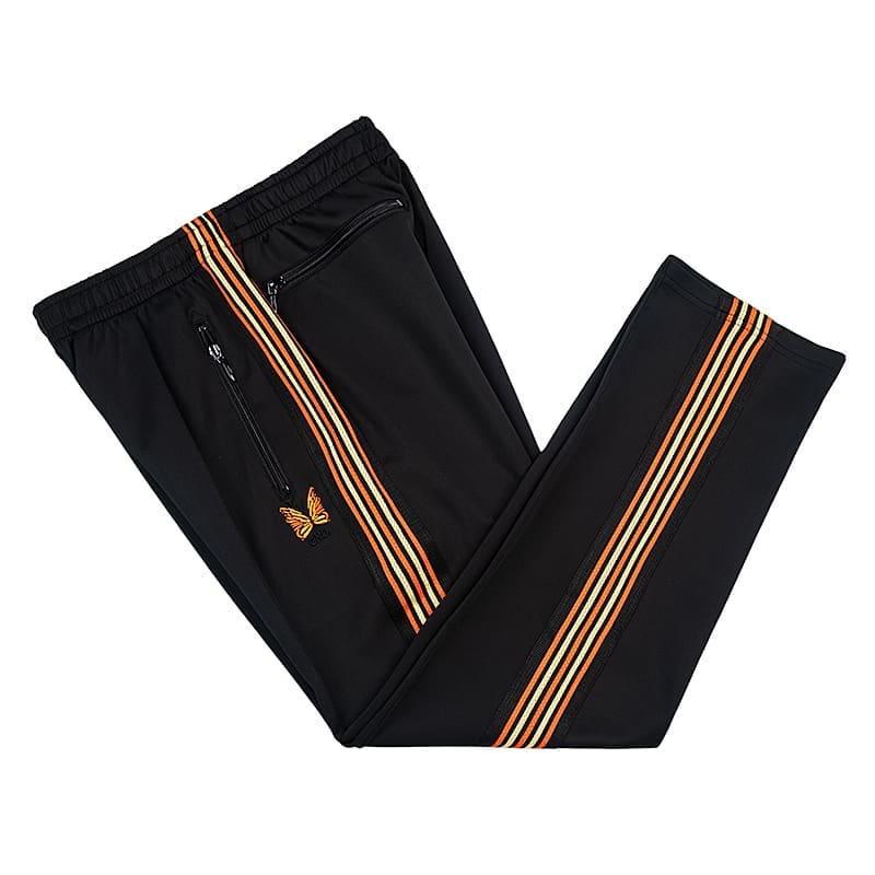 Needles Butterfly Embroidery Side Stripe Pants (Ins)