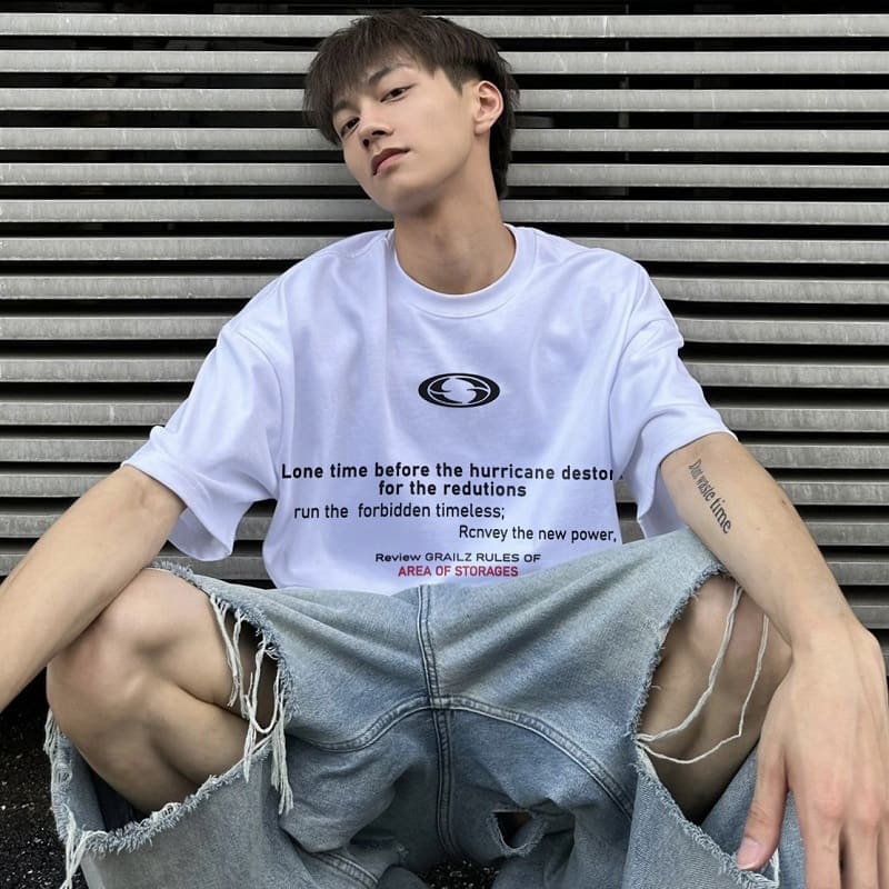 Grailz Talk Graphic Letter Tee