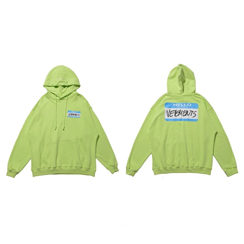 Red Patch Vtm Hooded Sweater