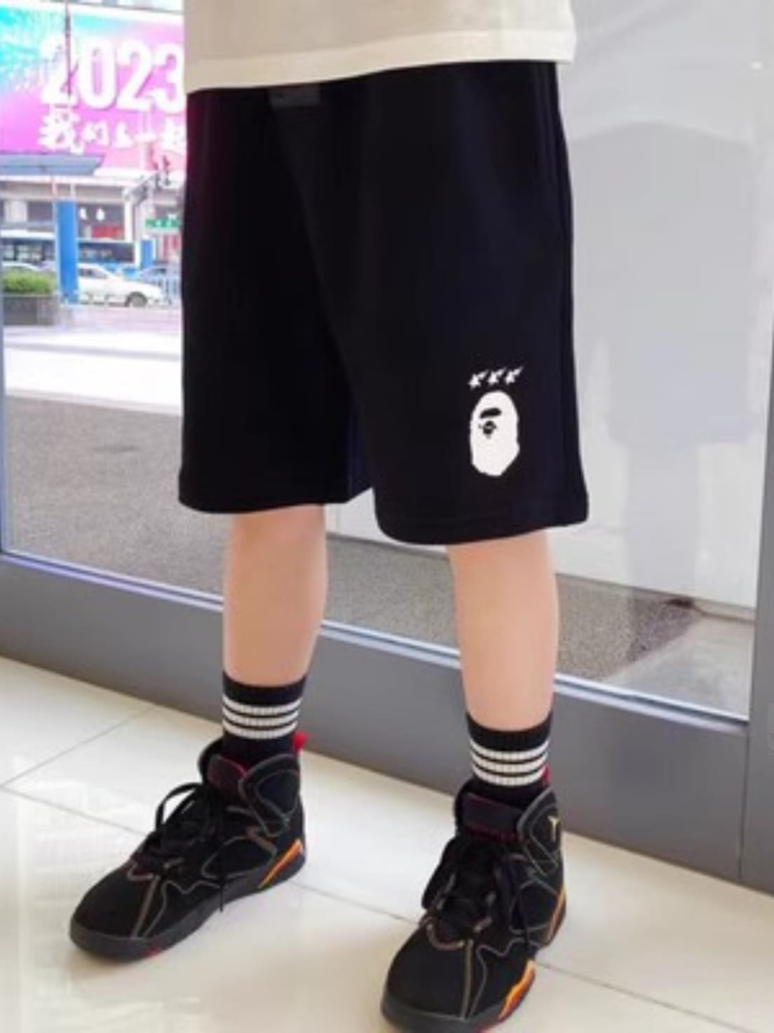 Bape Children’S Cotton Track Pants