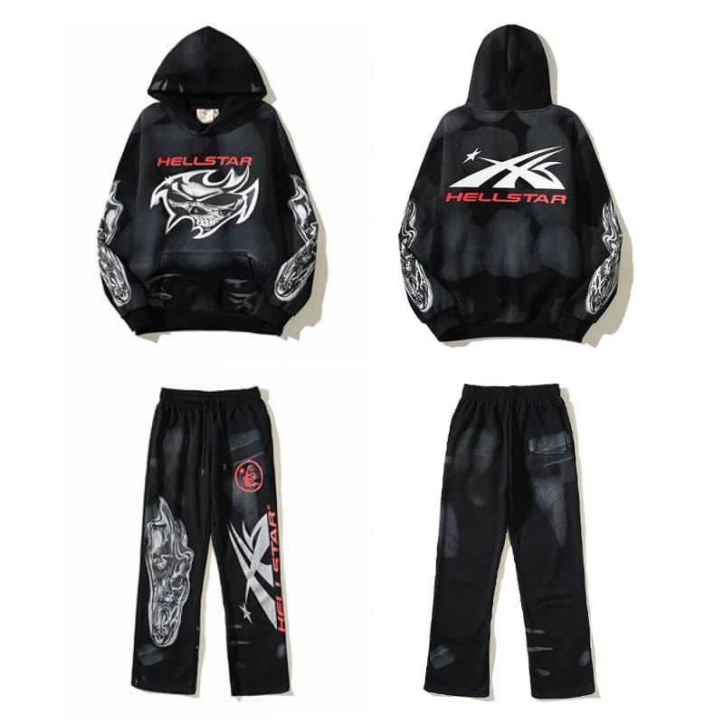 2024 H*lst*r high street leisure two-piece set sweater and pants for men and women