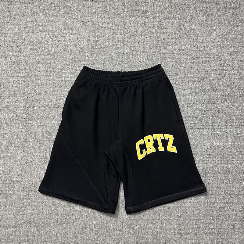 Corteiz Hooded Pullover Street Shorts Sports Set