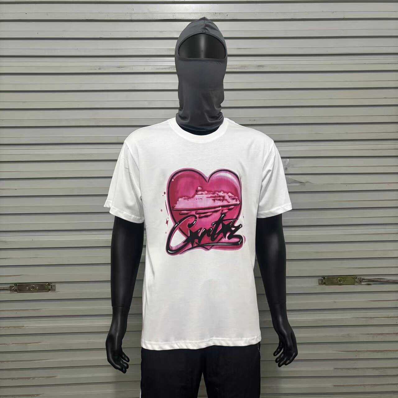 Corteiz Valentine’s Day Limited Round Neck Pullover Love Letter T-Shirt
