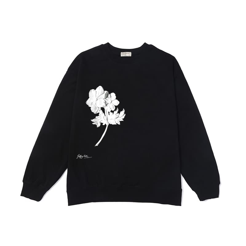 Yohji Yamamoto Yaosi Relief Design Anthodite Hoodie