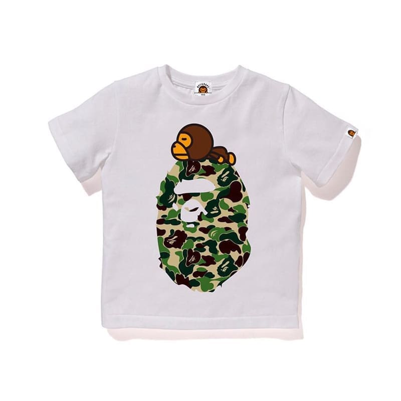 Bape Ape Head Little Monkey Tee Parent-Child